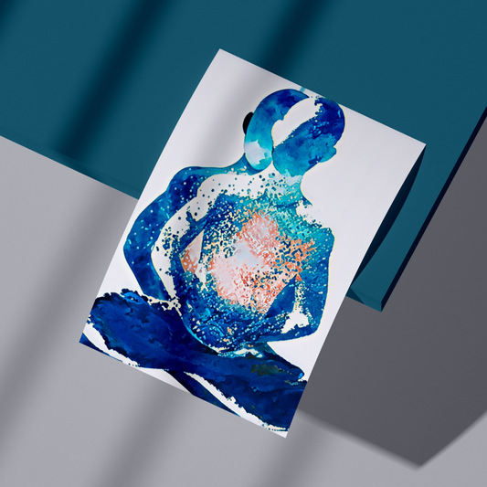 Meditating Soul | Meditation Yoga Inspiration Poster