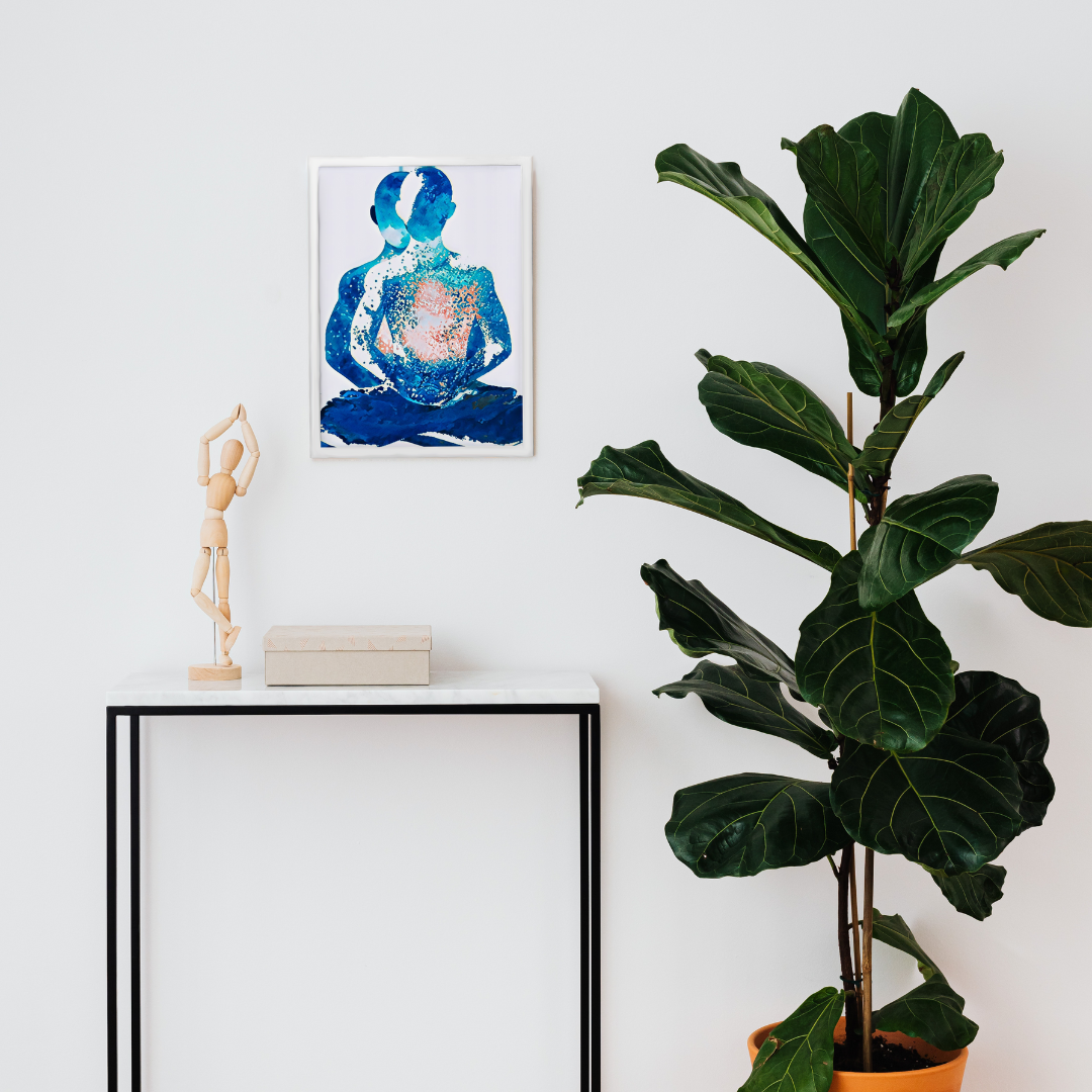 Meditating Soul | Meditation Yoga Inspiration Poster
