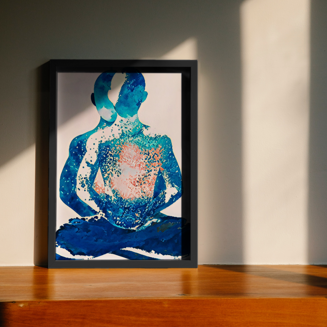 Meditating Soul | Meditation Yoga Inspiration Poster