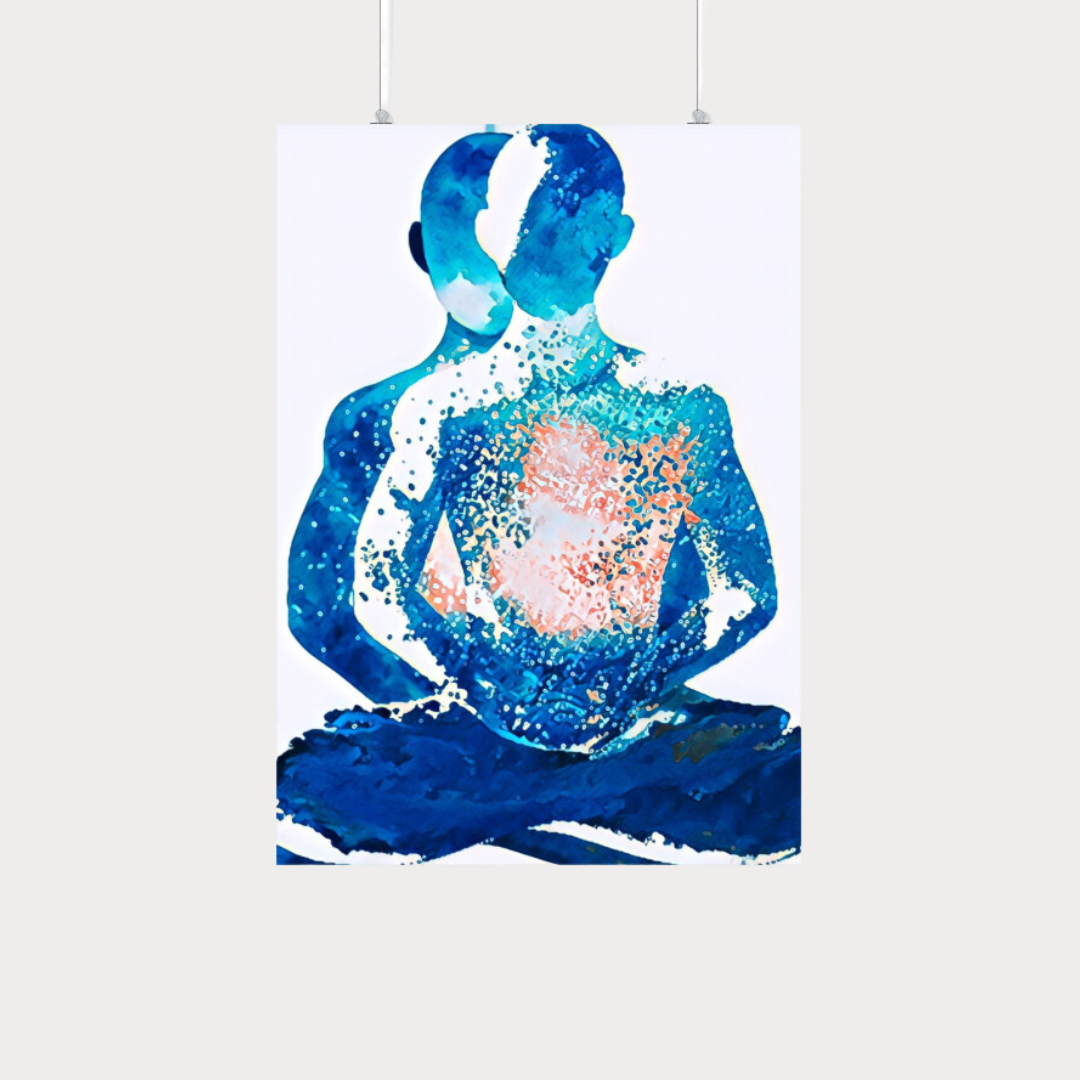 Meditating Soul | Meditation Yoga Inspiration Poster