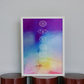 Colourful Chakras | Yoga Meditation Inspiration Poster