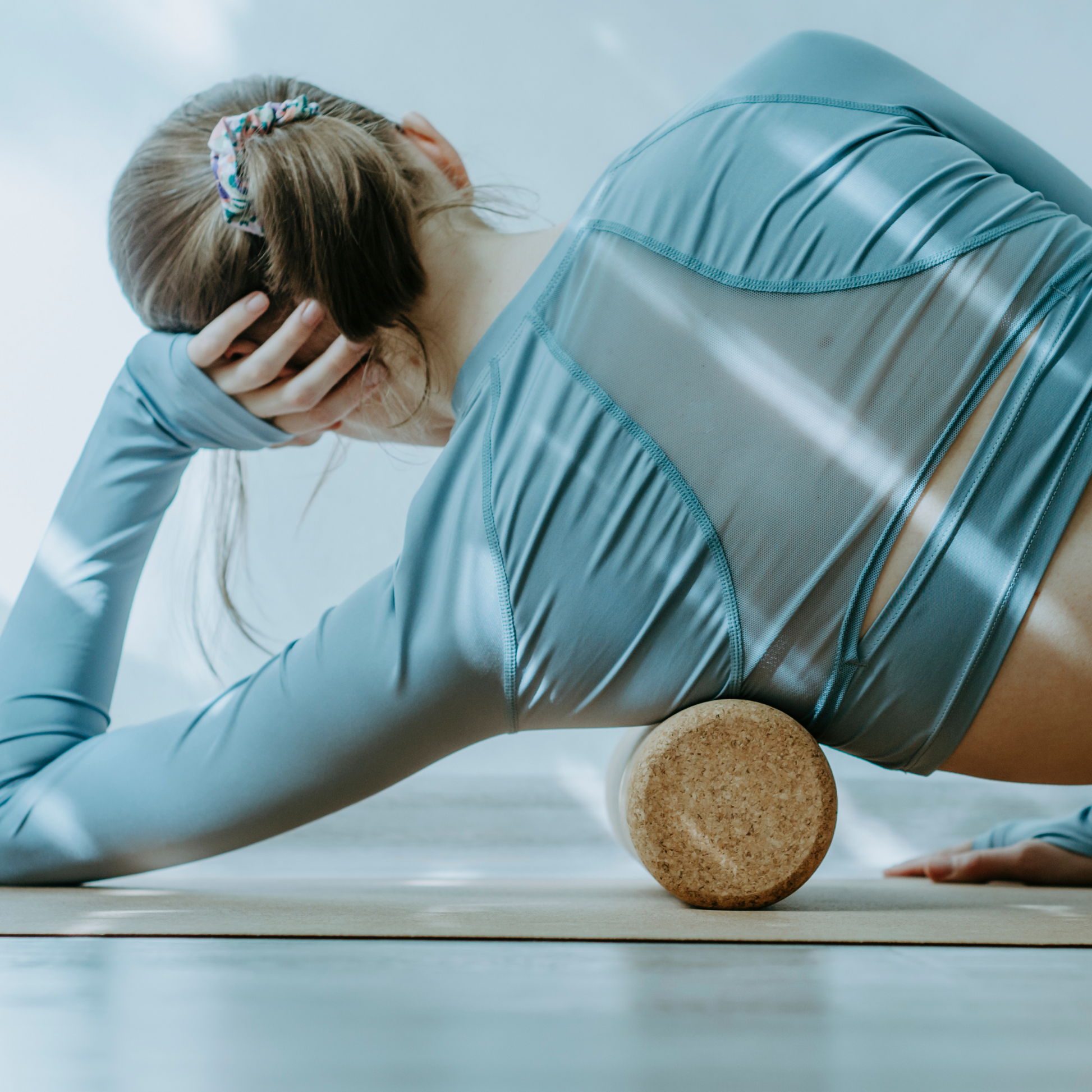 Solid Cork Massage Yoga Roller HEAL & GROW