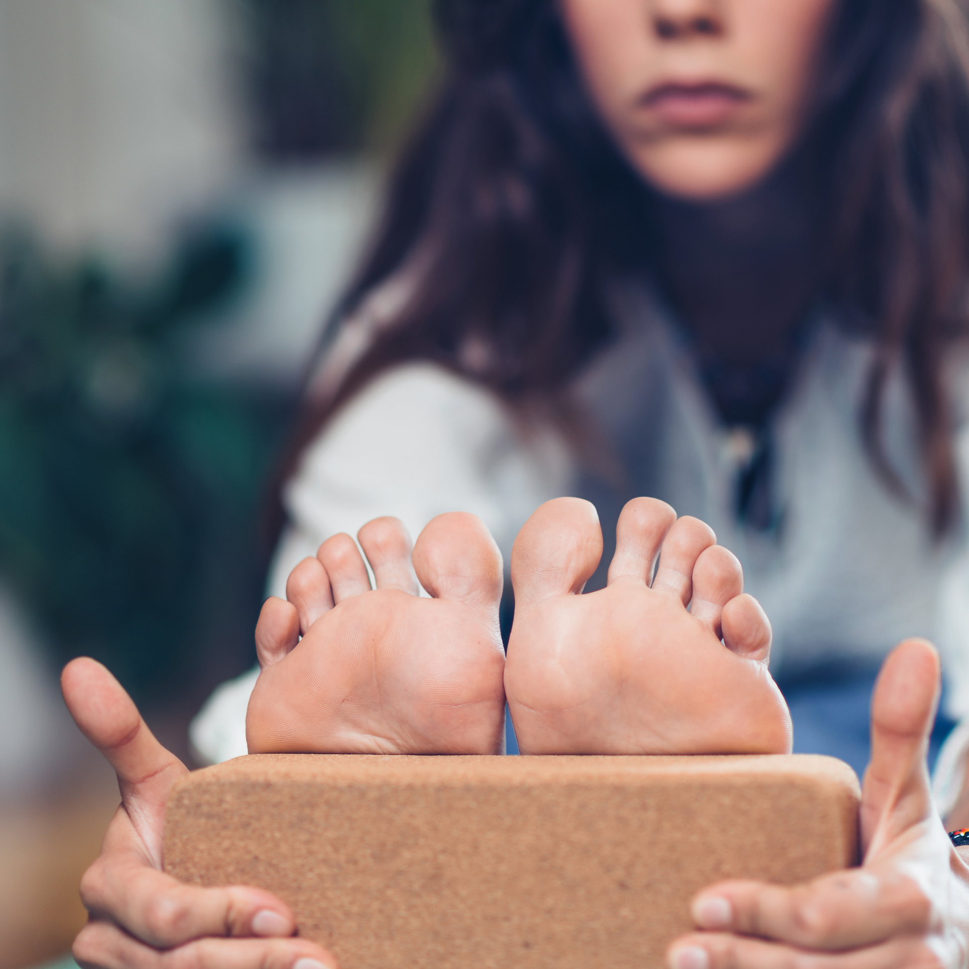Solid Cork Yoga Block HEAL & GROW