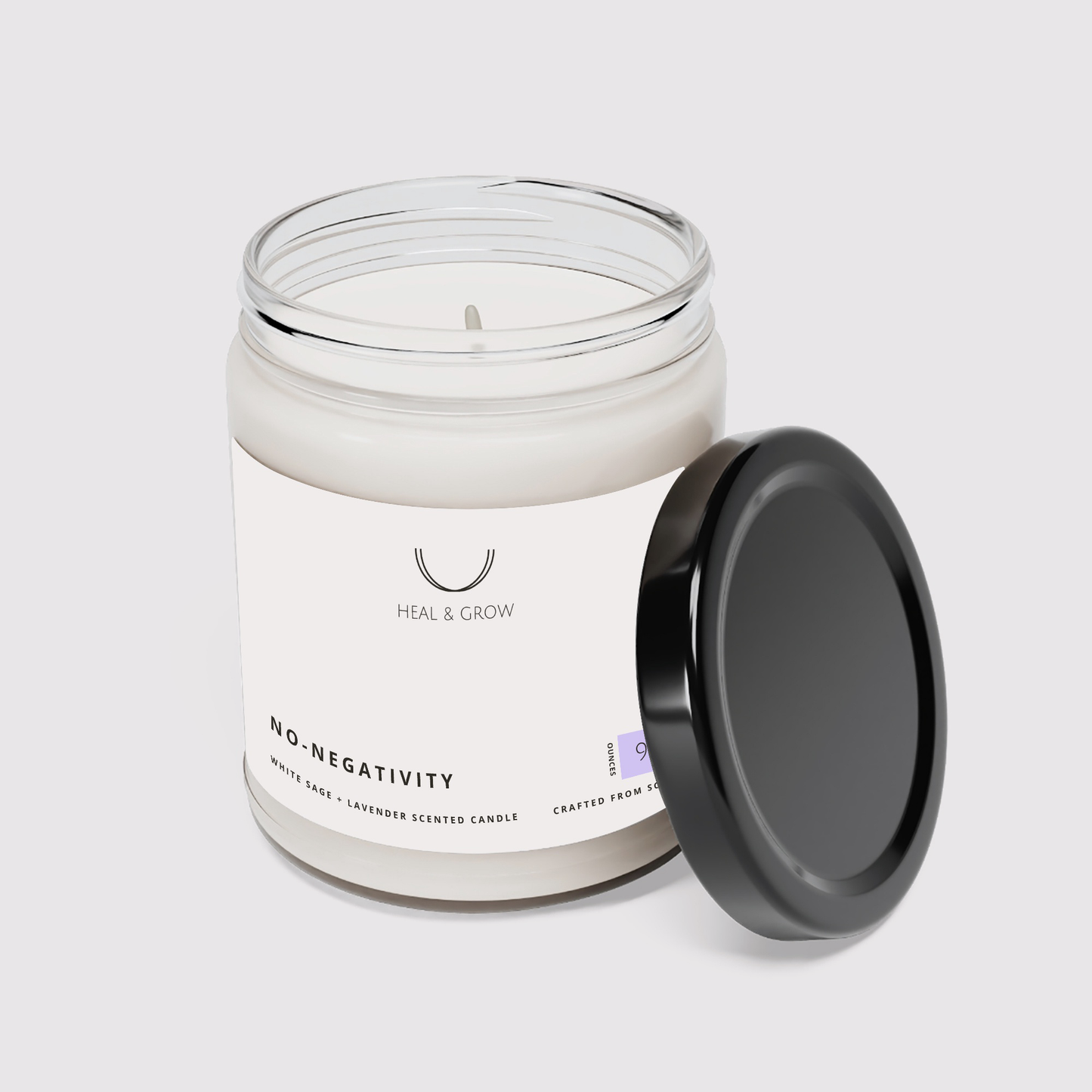 No-Negativity Scented Candle (9oz)