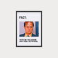 Fact By Dwight Schrute | Yoga Meditation Inspiration Poster